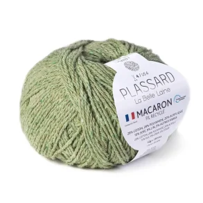 Plassard - Macaron - recycled bomuld/silke garn - Grn (70) - 50g