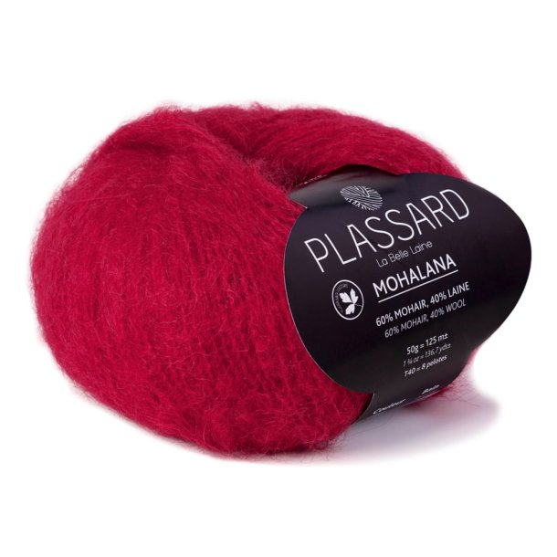 Plassard - Mohalana - Mohair/uldgarn - Rd (61) - 50g