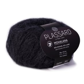 Plassard - Mohalana - Mohair/uldgarn - Sort (99) - 50g