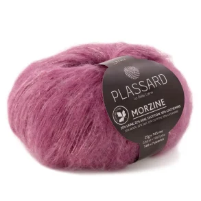 Plassard - Morzine - merino/silke/bomuld/cashmere garn - Kirsebrrd (37) - 25g