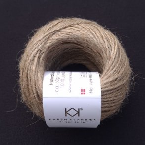 Karen Klarb�k - Jutegarn - Natural 2/10 - 50g = 80m