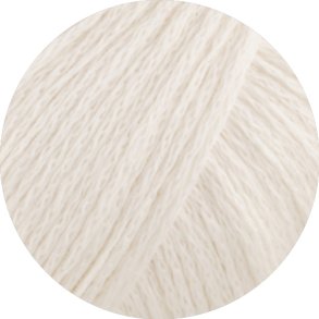 Lana Grossa - Summer Cashmere - Hvid 01 - 50g