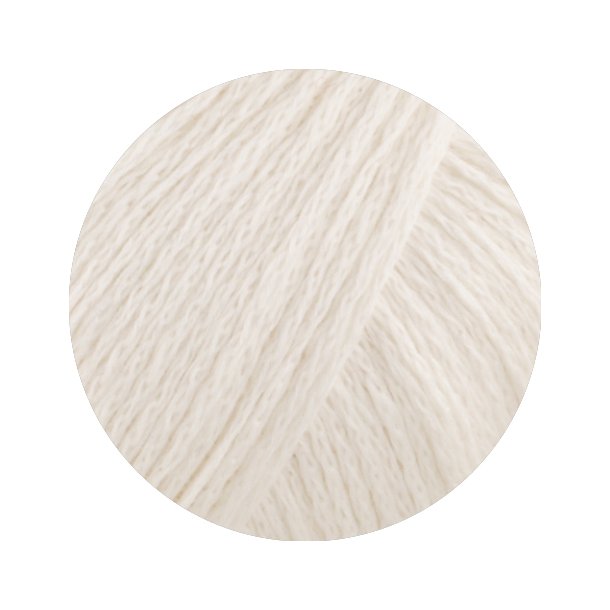 Lana Grossa - Summer Cashmere - Hvid 01 - 50g