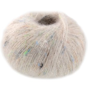 Lana Grossa - Natural Superkid Tweed - Mohair/Silke garn - Fv. 614 - 25g