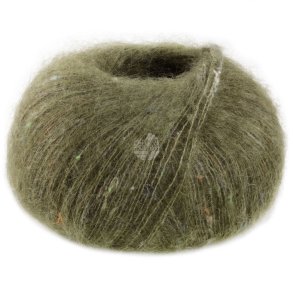 Lana Grossa - Natural Superkid Tweed - Mohair/Silke garn - Fv. 616 - 25g