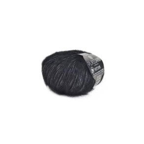 Plassard - Neptune - alpaca/bomuld/mohair garn - Sort (99) - 50g