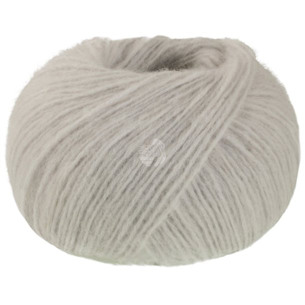 Lana Grossa - Nebbia - Merino/Alpaca uldgarn - Hvidgr (08) - 50g