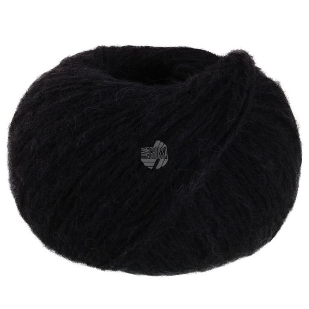 Lana Grossa - Nebbia - Merino/Alpaca uldgarn - Sort (16) - 50g