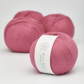 Krea Deluxe - Organic Cotton 50 g, fv. 34 pink - kologisk bomuldsgarn