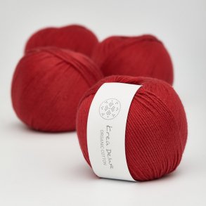 Krea Deluxe - Organic Cotton 50 g, fv. 35 rd - kologisk bomuldsgarn