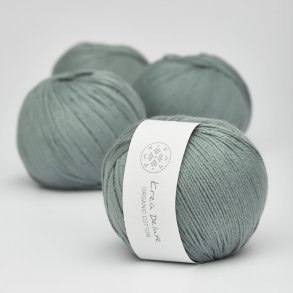 Krea Deluxe - Organic Cotton 50 g, fv. 41 stvet grn - kologisk bomuldsgarn