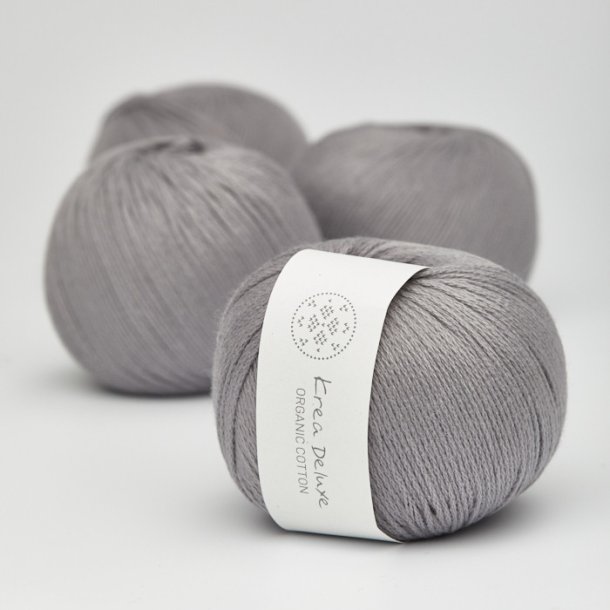 Krea Deluxe - Organic Cotton 50 g, fv. 49 gr - kologisk bomuldsgarn