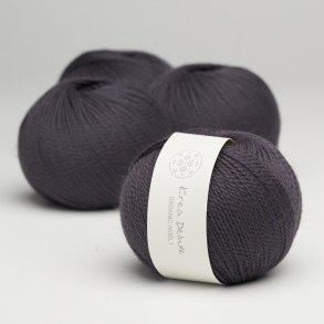 Krea Deluxe - Organic Wool 1 50 g, fv 43 aubergine - kologisk uldgarn (Ny)