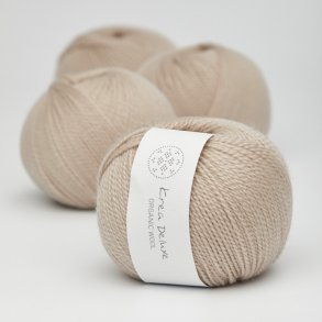 Krea Deluxe - Organic Wool 1 50 g, fv 46 hr farve - kologisk uldgarn (Ny)