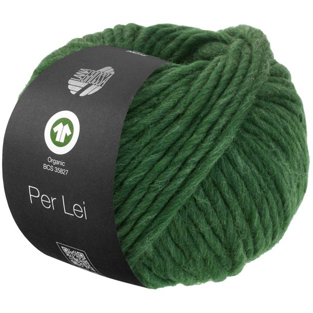 Lana Grossa - Per Lei GOTS - merino uldgarn - Flaskegrn (48) - 50g