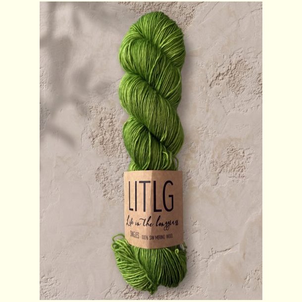 LITLG - Mohair Silk Lace - Semi-solid (meleret) - Peridot - 50g