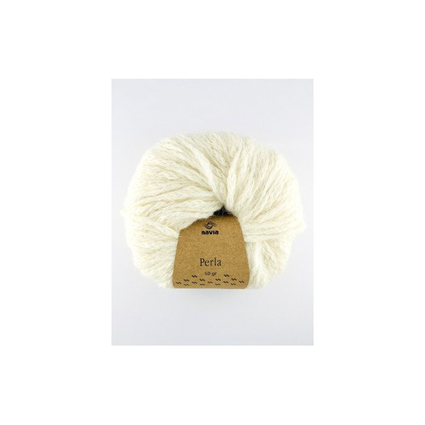 Navia - Perla - Alpaca uldgarn - Natural White 1801 - 50g