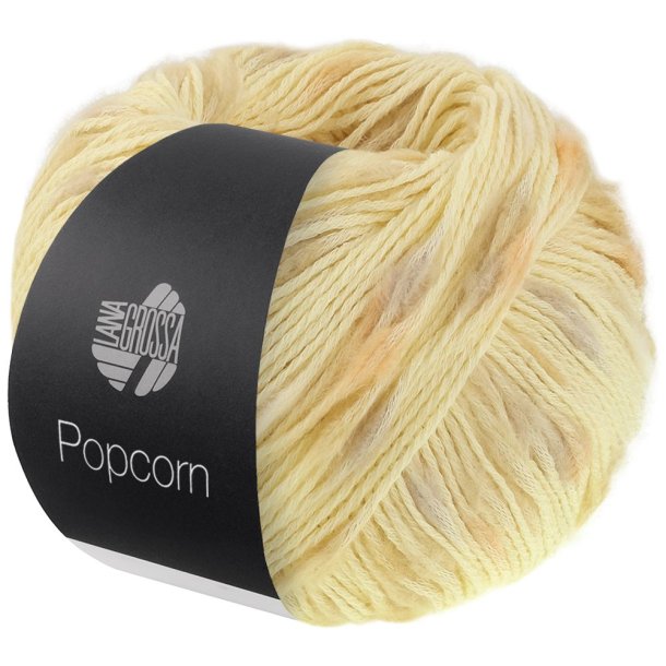 Lana Grossa - Popcorn - Bomuldsgarn - Fv. 01 - 50g