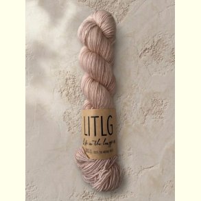 LITLG - Mohair Silk Lace - Semi-solid (meleret) - Powderpuff - 50g
