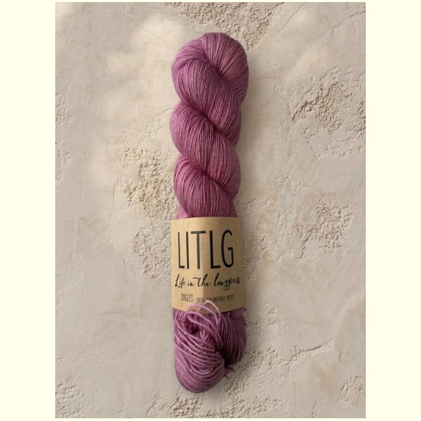 LITLG - Mohair Silk Lace - Semi-solid (meleret) - Rouge - 50g