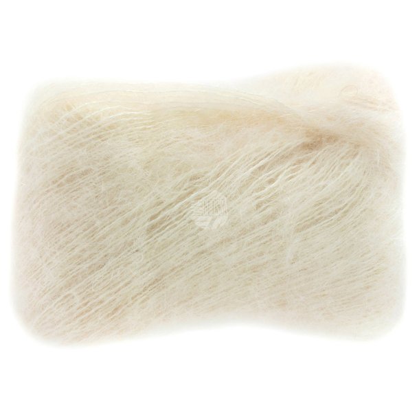 Lana Grossa - Setasuri - alpaca/silke garn - Creme (0002) - 25g