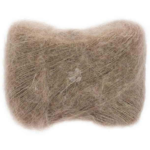 Lana Grossa - Setasuri - alpaca/silke garn - Nougat (0004) - 25g