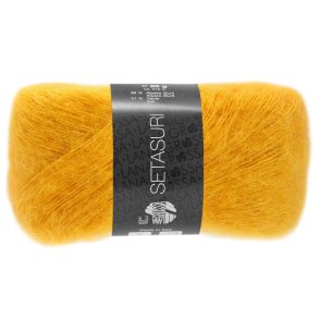 *Lana Grossa - Setasuri - alpaca/silke garn - Majsgul (0006) - 25g