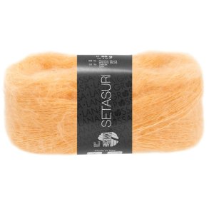 Lana Grossa - Setasuri - alpaca/silke garn - Abrikos (0048) - 25g