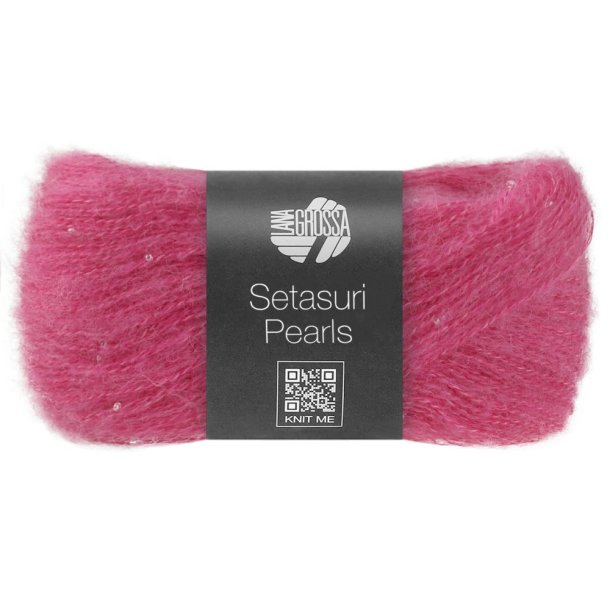 Lana Grossa - Setasuri Pearls - Alpaca/silke/bomuldsgarn - Pink 206 - 25g