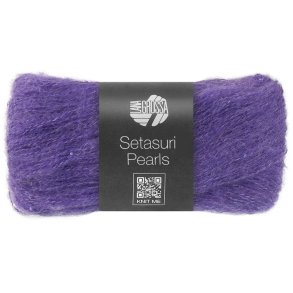 Lana Grossa - Setasuri Pearls - Alpaca/silke/bomuldsgarn - Violet 207 - 25g