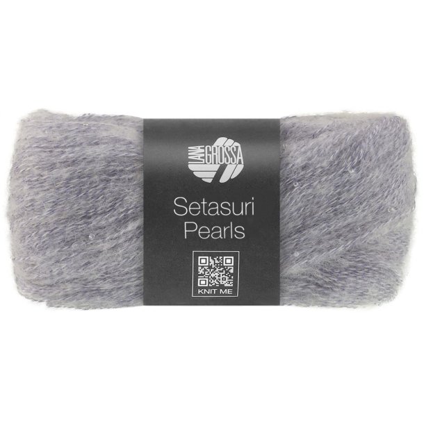 Lana Grossa - Setasuri Pearls - Alpaca/silke/bomuldsgarn - Violetbl� 208 - 25g
