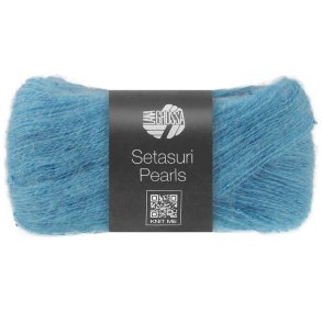 Lana Grossa - Setasuri Pearls - Alpaca/silke/bomuldsgarn - Turkis 210 - 25g