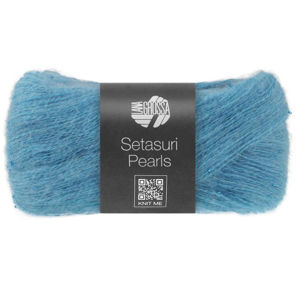 Lana Grossa - Setasuri Pearls - Alpaca/silke/bomuldsgarn - Turkis 210 - 25g