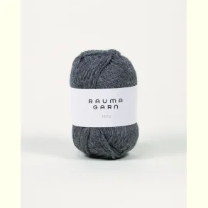 Rauma - Mitu - uld/alpaca garn - M�rk Gr� Meleret SFN43 - 50g