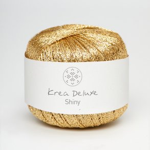 Krea Deluxe - Shiny - eftektgarn - Guld (01) - 25g