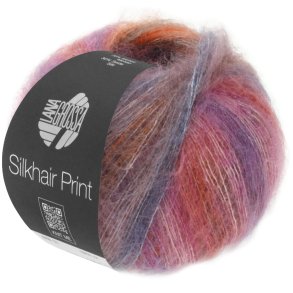 Lana Grossa - Silkhair Print - silke/mohair garn - Fv. 0402 - 25g