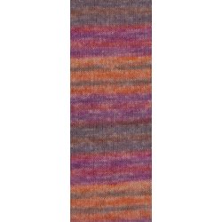 Lana Grossa - Silkhair Print - silke/mohair garn - Fv. 0402 - 25g