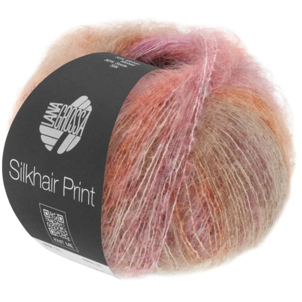 Lana Grossa - Silkhair Print - silke/mohair garn - Fv. 0403 - 25g