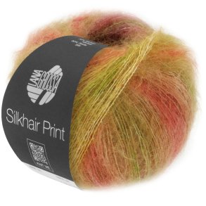 Lana Grossa - Silkhair Print - silke/mohair garn - Fv. 0404 - 25g