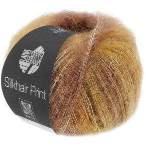 Lana Grossa - Silkhair Print - silke/mohair garn - Fv. 0407 - 25g