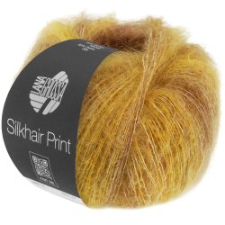 Lana Grossa - Silkhair Print - silke/mohair garn - Fv. 0408 - 25g