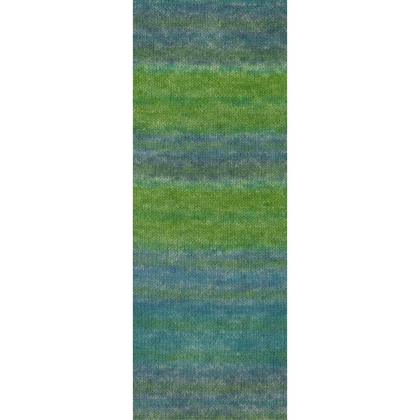 Lana Grossa - Silkhair Print - silke/mohair garn - Fv. 0410 - 25g