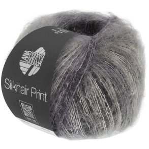 Lana Grossa - Silkhair Print - silke/mohair garn - Fv. 0411 - 25g