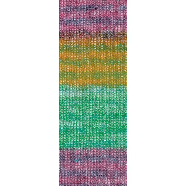 Lana Grossa - Silkhair Print - silke/mohair garn - Fv. 0421 - 25g