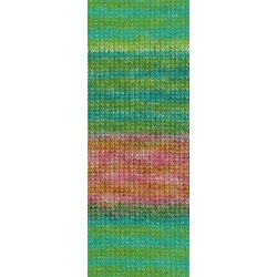 Lana Grossa - Silkhair Print - silke/mohair garn - Fv. 0422 - 25g