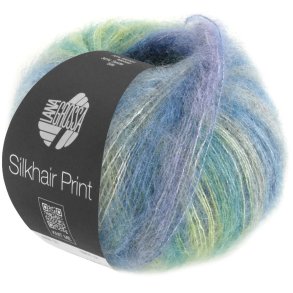 Lana Grossa - Silkhair Print - silke/mohair garn - Fv. 0424 - 25g