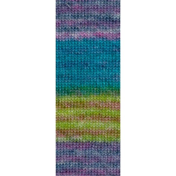 Lana Grossa - Silkhair Print - silke/mohair garn - Fv. 0425 - 25g