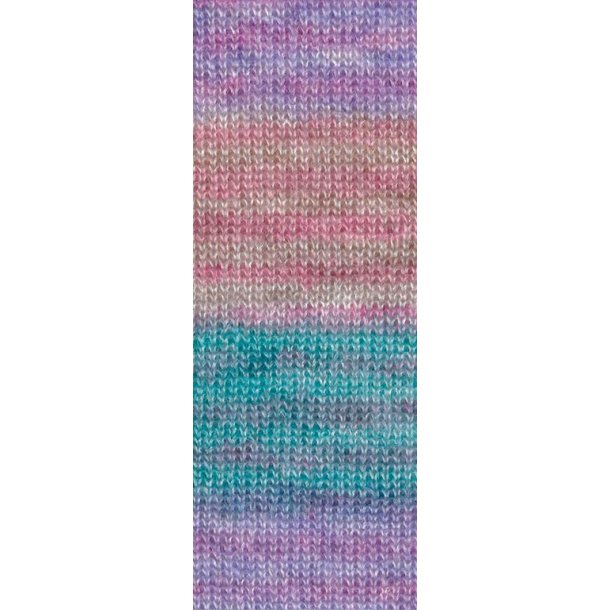 Lana Grossa - Silkhair Print - silke/mohair garn - Fv. 0426 - 25g