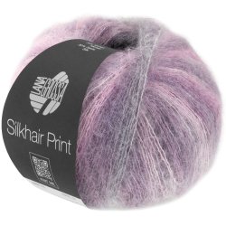 Lana Grossa - Silkhair Print - silke/mohair garn - Fv. 0429 - 25g