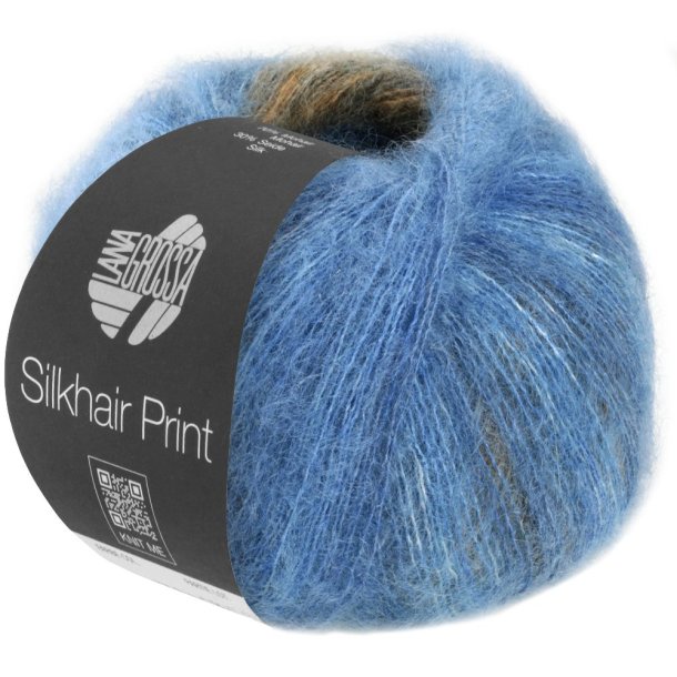 Lana Grossa - Silkhair Print - silke/mohair garn - Fv. 0430 - 25g